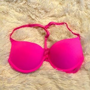 PINK Racer back push up bra